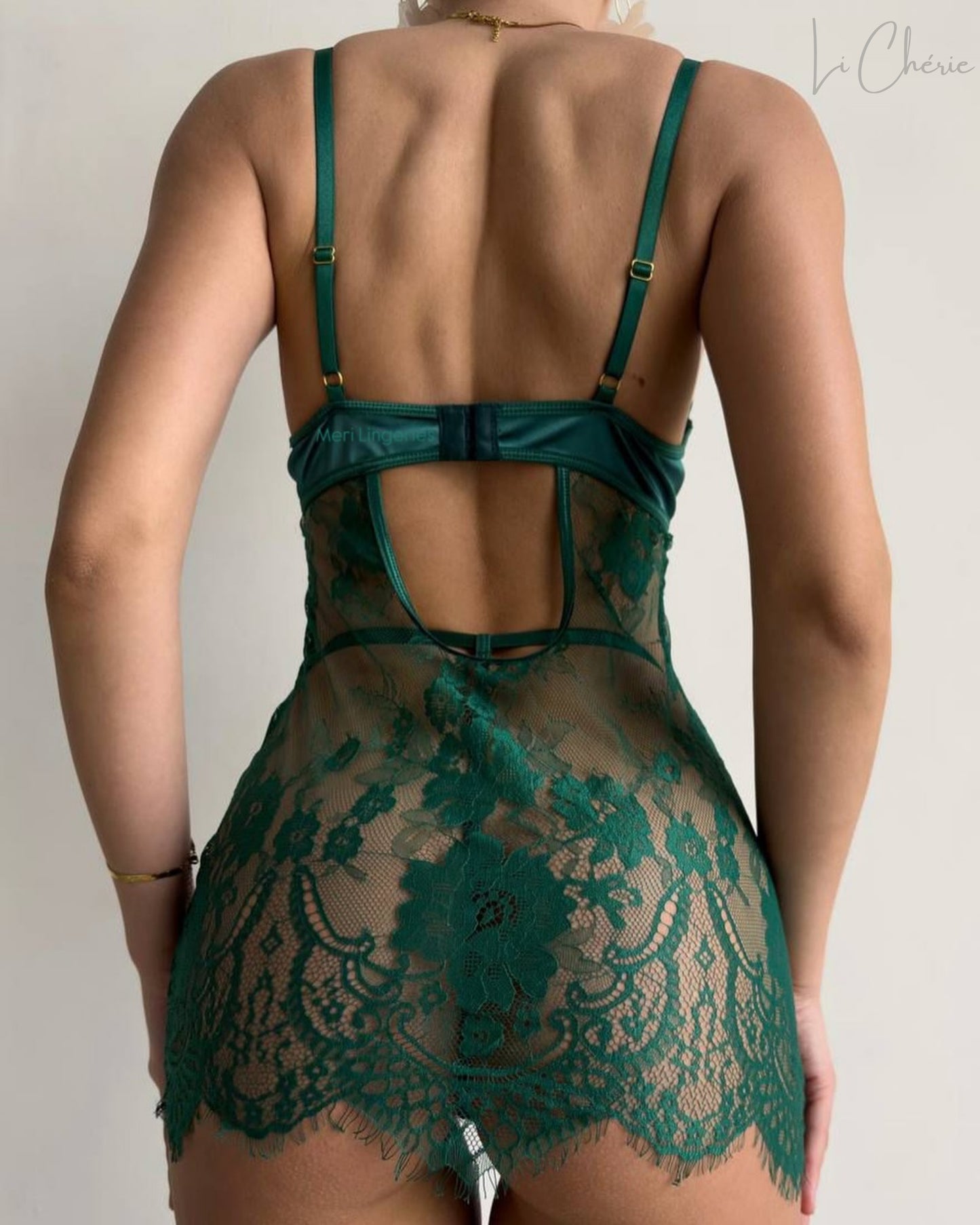 POISON BABYDOLL ZÜMRÜT YEŞİLİ