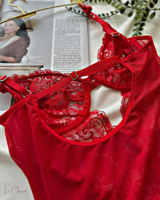 ROUGE ÉTOILE BODYSUIT