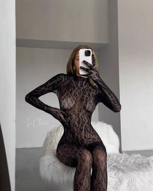 Black Serpent Vücut Çorabı