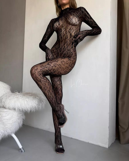 Black Serpent Vücut Çorabı